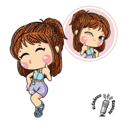 Il·lustració Chibi personalitzada | Botiga Oficial Gráfico Rebelde