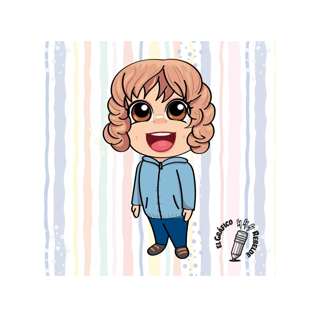 Il·lustració Chibi o Kawaii Personalizada Il·lustració Chibi o Kawaii Personalizada