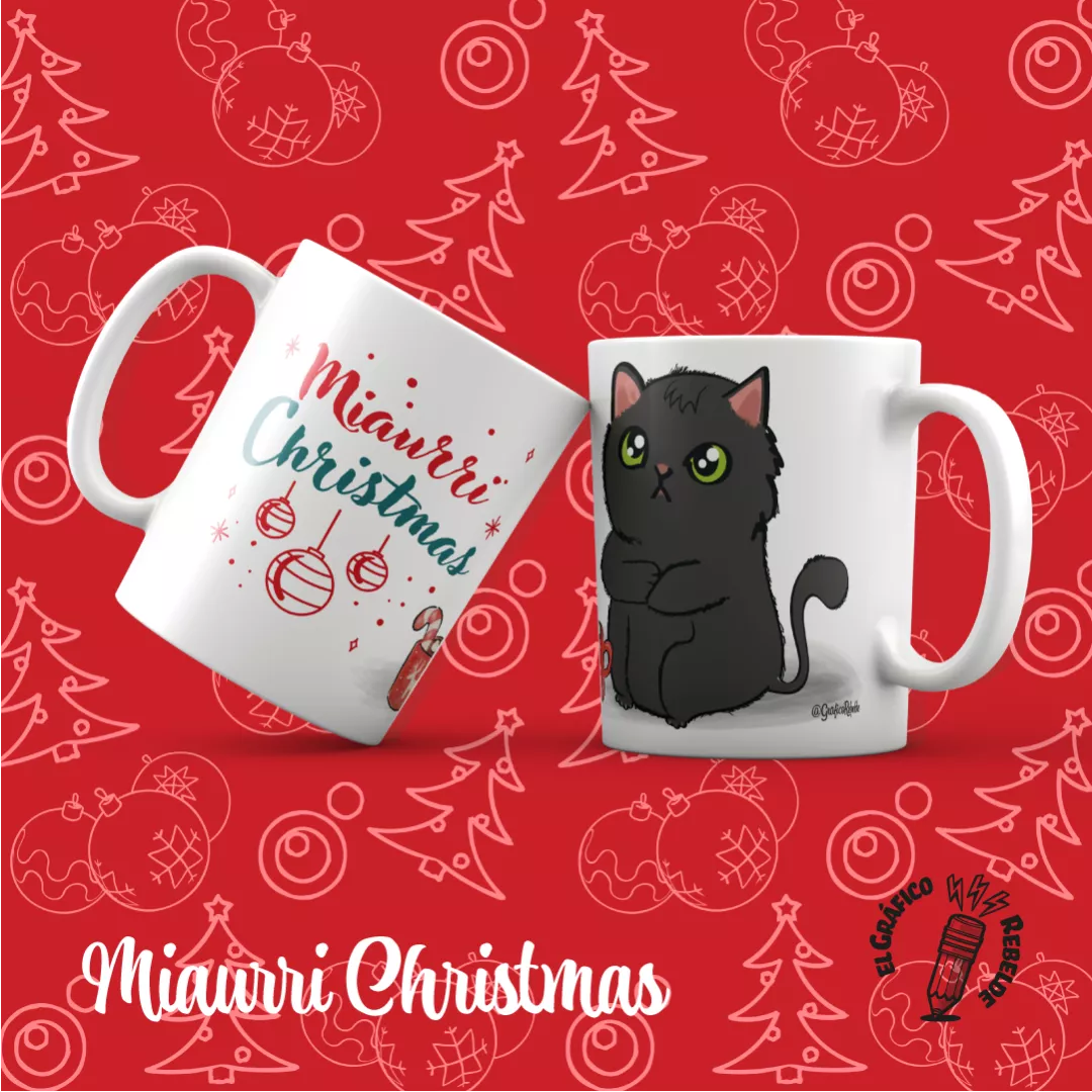 Taza Miaurri Christmas - Para Cat Lovers