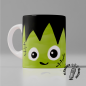 Taza ilustrada "Cara Frankenstein"