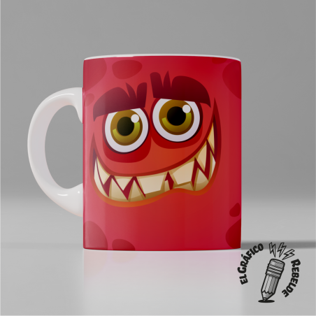 Taza Cara Monstruo Rocco | Tienda Oficial Gráfico Rebelde