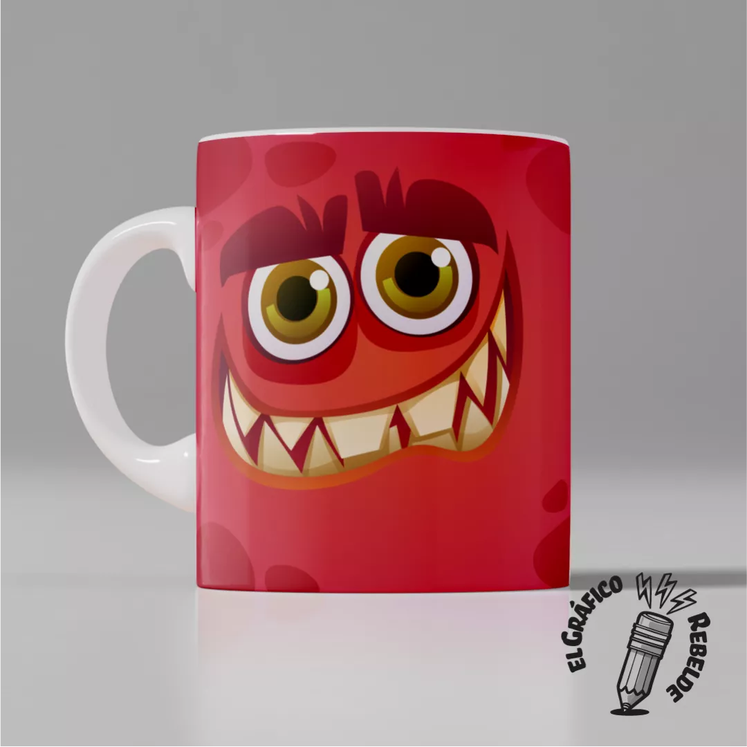 Taza Cara Monstruo Personalizada: Rocco