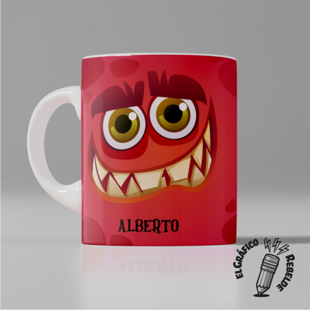 Taza Cara Monstruo Personalizada: Rocco