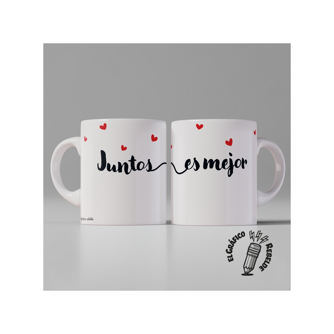 Set de Tazas JUNTOS ES MEJOR | Tienda Oficial Gráfico Rebelde Set de Tazas JUNTOS ES MEJOR | Tienda Oficial Gráfico Rebelde