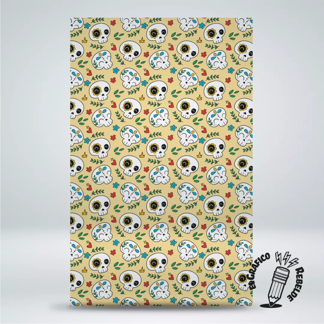 Porta Bocadillos de Tela Catrina Calaveritas Personalizado Porta Bocadillos de Tela Catrina Calaveritas Personalizado