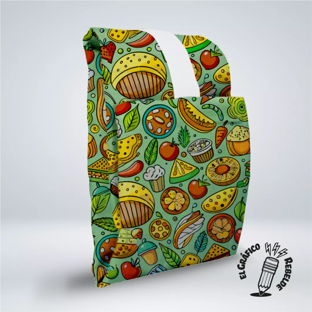 Porta Bocadillos de Tela Picnic Personalizado
