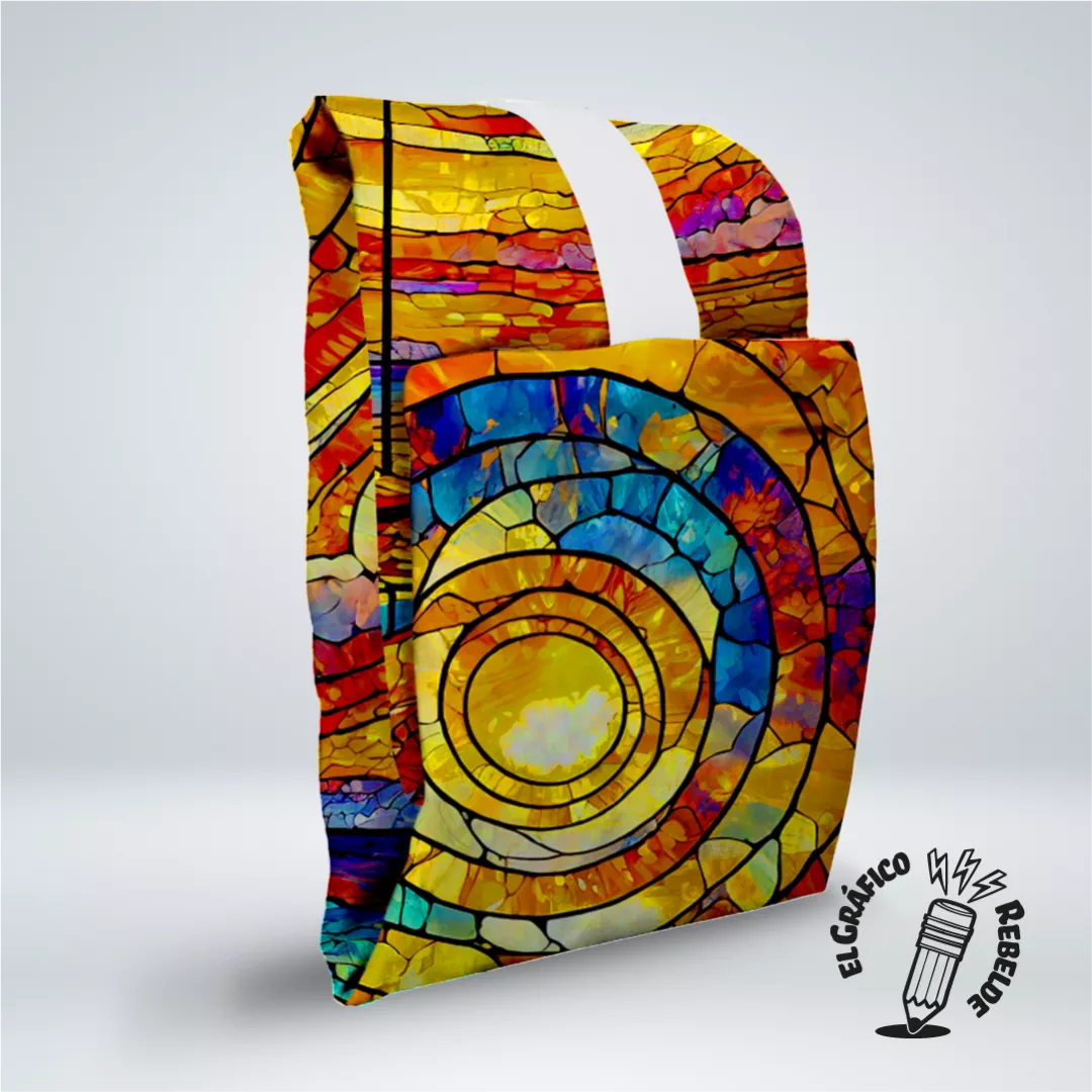 Porta Bocadillos de Tela Puesta de Sol Personalizado Porta Bocadillos de Tela Puesta de Sol Personalizado
