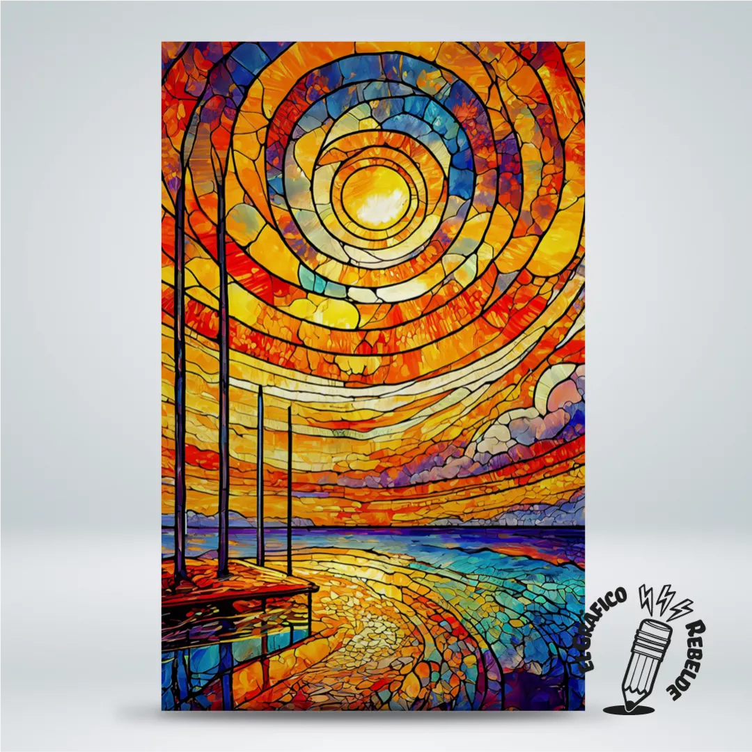 Porta Bocadillos de Tela Puesta de Sol Personalizado Porta Bocadillos de Tela Puesta de Sol Personalizado